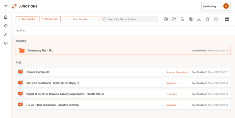 Main screen of the Collaboration Portal